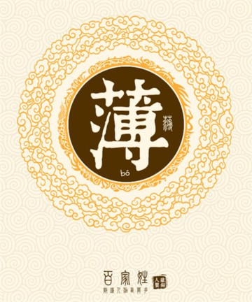 百家姓之薄姓 百家姓之薄姓