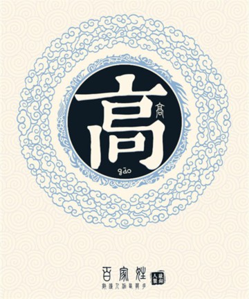 百家姓之高姓 百家姓之高姓