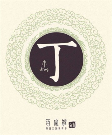 百家姓之丁姓